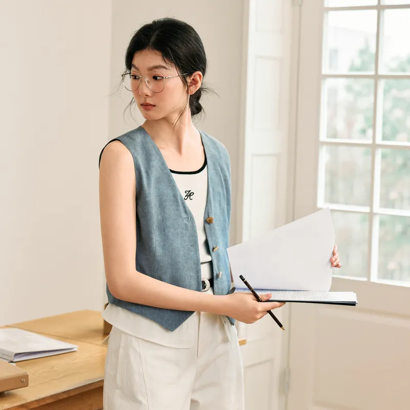 ZIHAN Vests Women's-8
