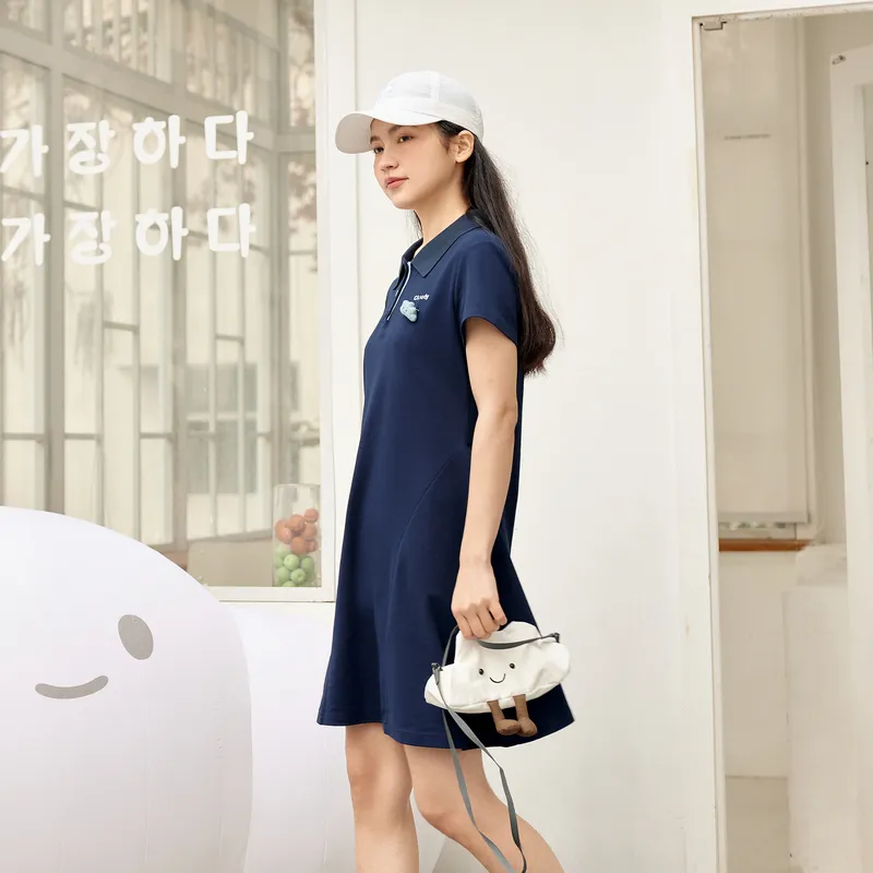 ZIHAN Short Sleeved Dresses Women's-3