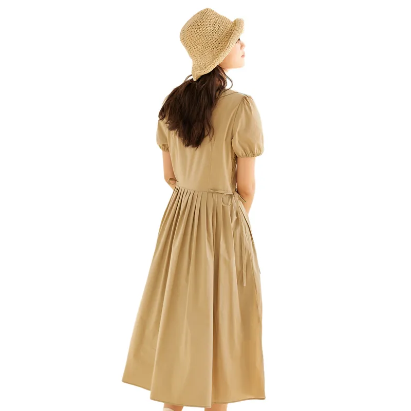 ZIHAN Short Sleeved Dress Women's-4