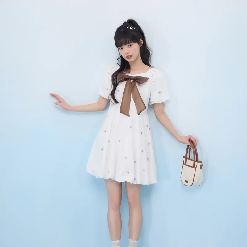 ZIHAN Short Sleeved Dress Women's-8