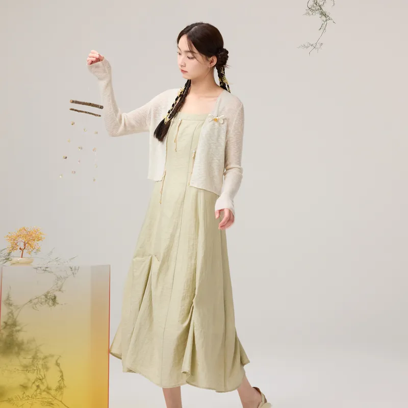 ZIHAN Slip Dresses Women's-9