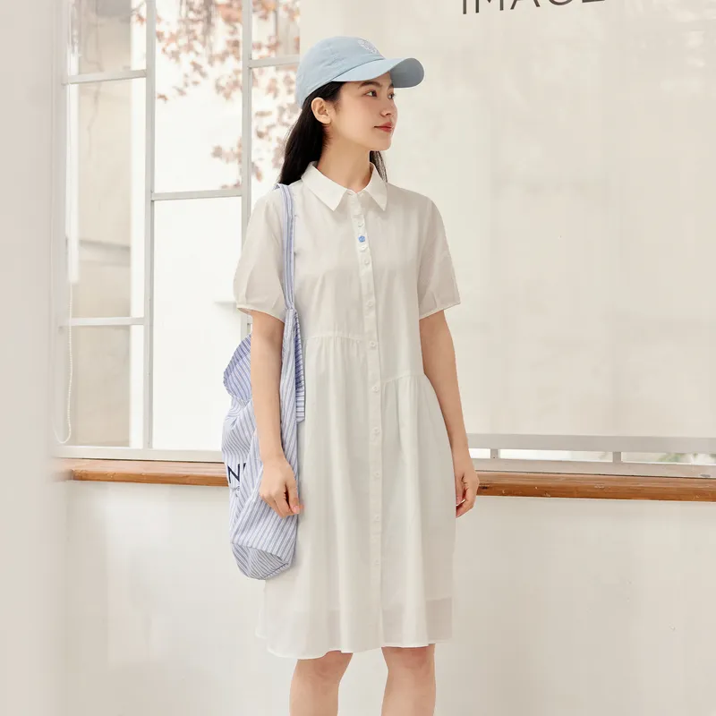 ZIHAN Short Sleeved Dresses Women's-1