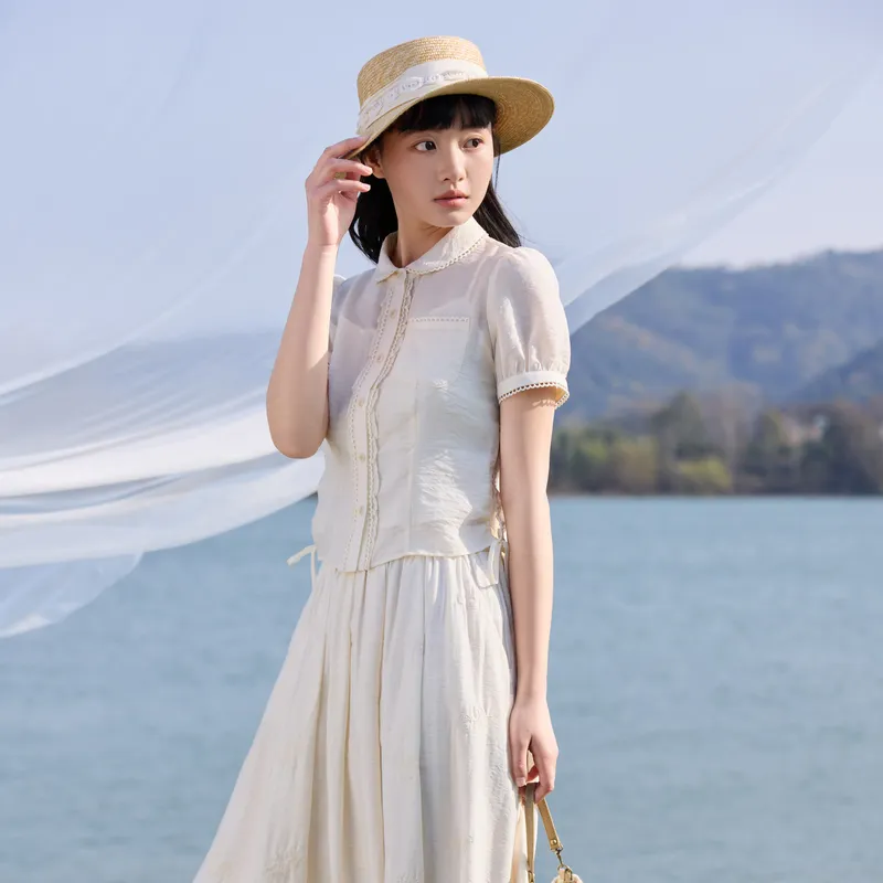 ZIHAN Casual Suit Women's Beige-3