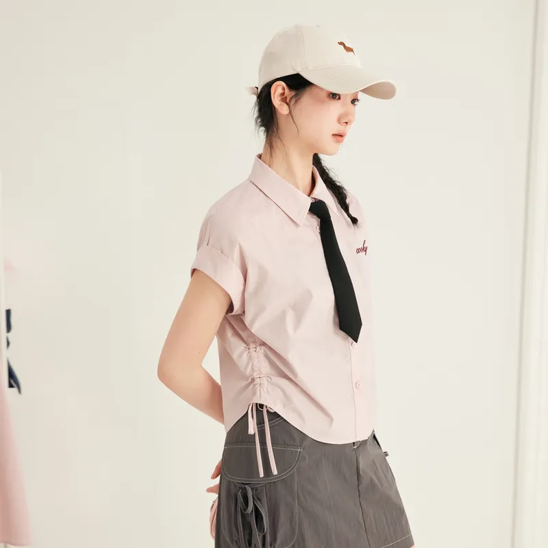 ZIHAN Short Sleeved Shirt Women's-2