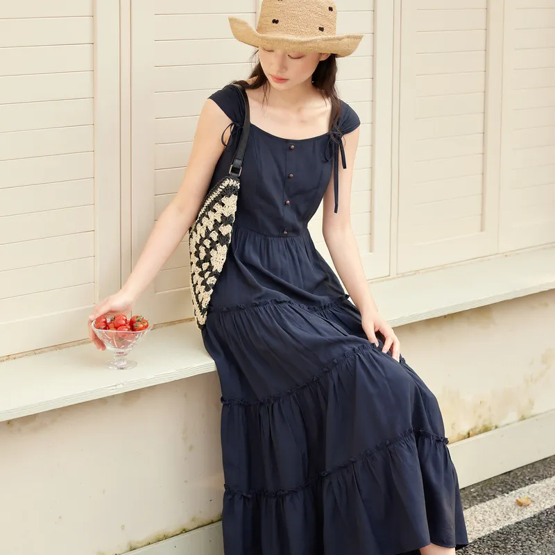 ZIHAN Slip Dresses Women's-3