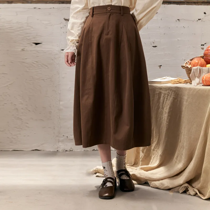 ZIHAN Casual Long Skirt Women's-4