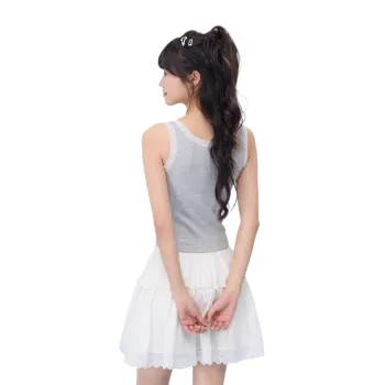 ZIHAN Tank Tops Women's Gray