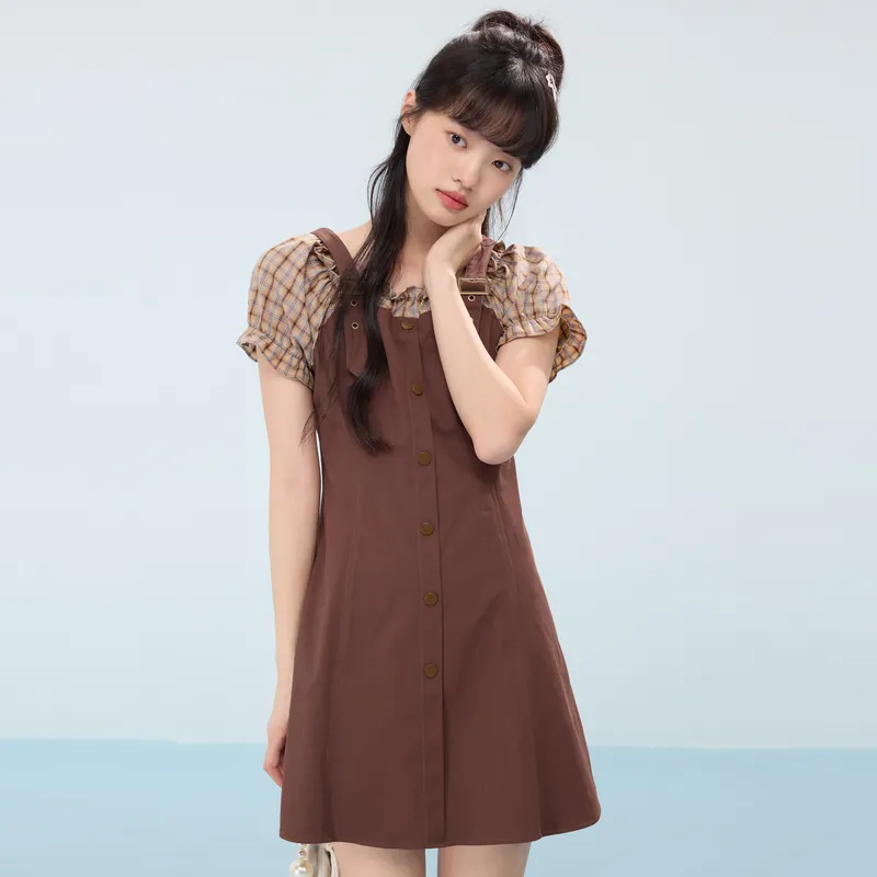 ZIHAN Short Sleeved Dress Women's-9