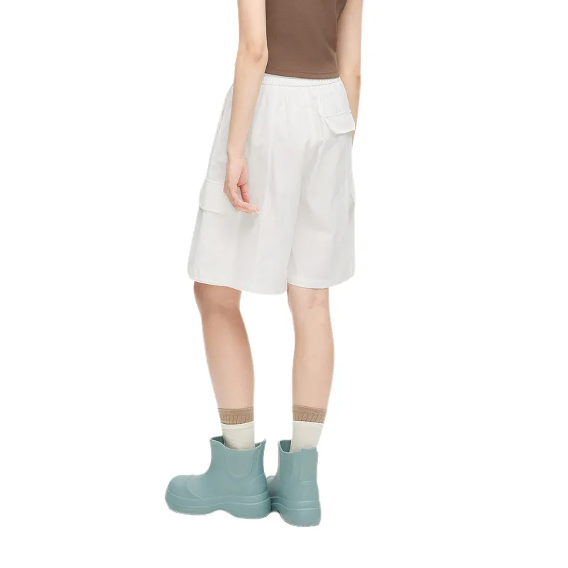 ZIHAN Cargo Shorts Women's White-1