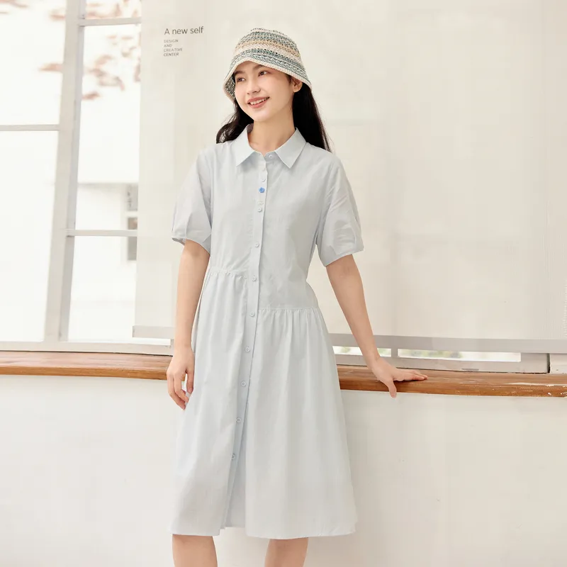 ZIHAN Short Sleeved Dresses Women's-7