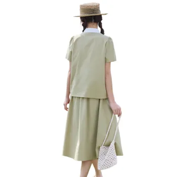 ZIHAN Two Piece Skirt Sets Women's