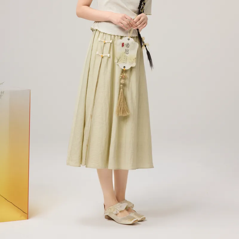 ZIHAN Casual Long Skirt Women's-2