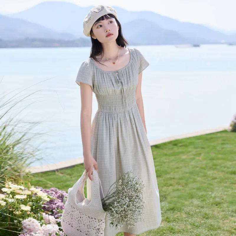 ZIHAN Short Sleeved Dress Women's-8