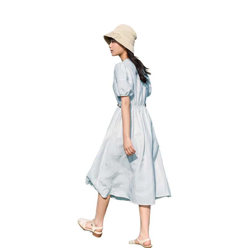 ZIHAN Short Sleeved Dress Women's-0