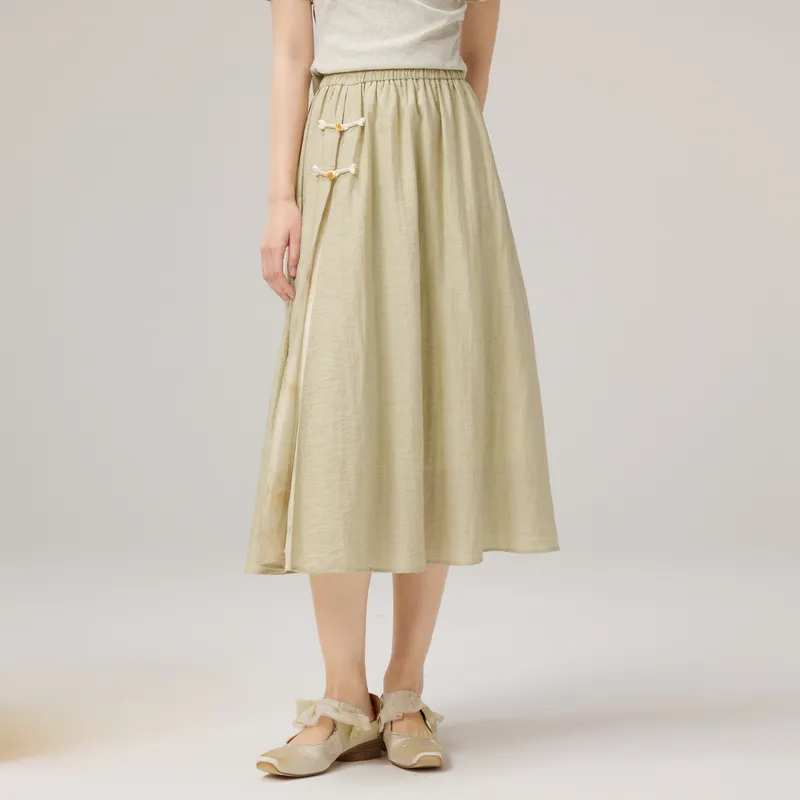 ZIHAN Casual Long Skirt Women's-1
