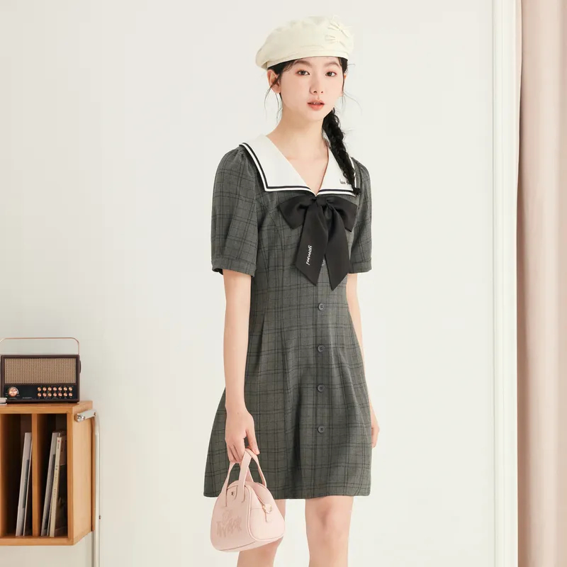 ZIHAN Short Sleeved Dress Women's-7