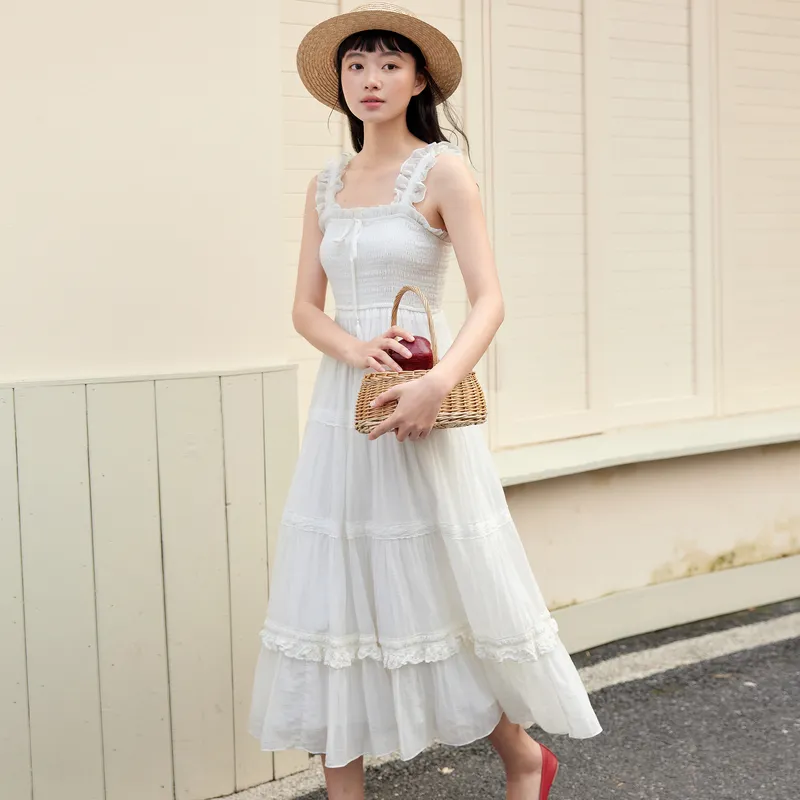 ZIHAN Slip Dresses Women's-4