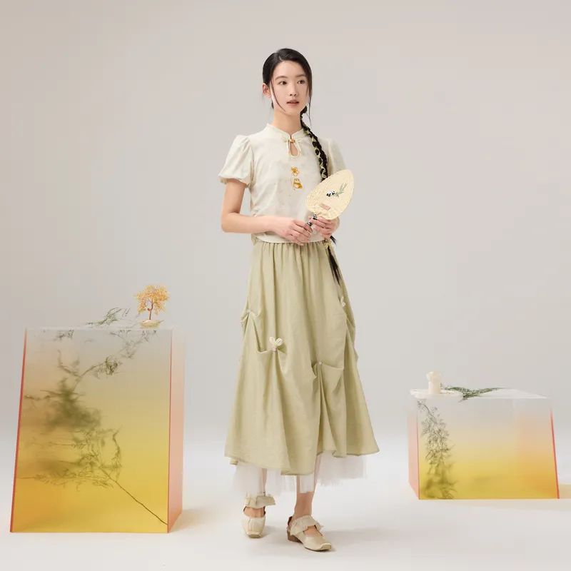 ZIHAN Casual Long Skirt Women's-8
