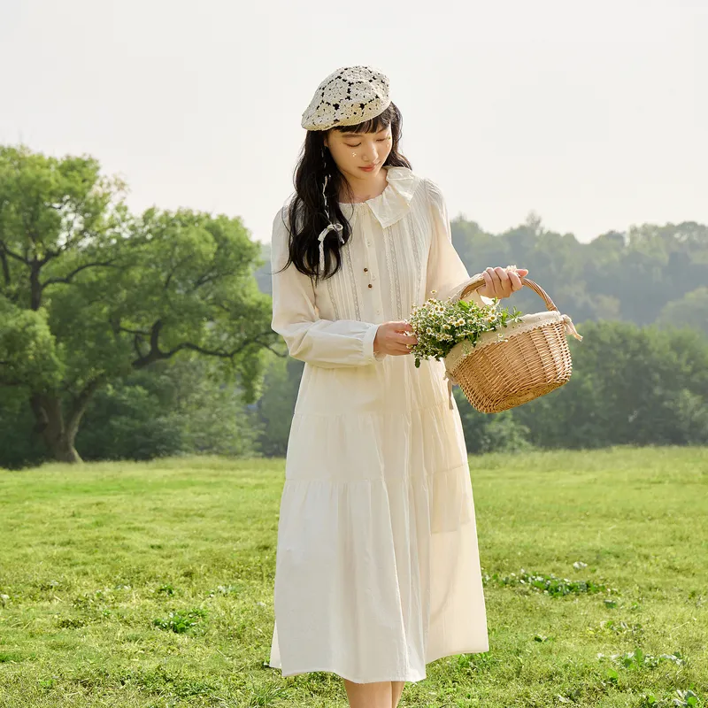 ZIHAN Long Sleeved Dress Women's-2