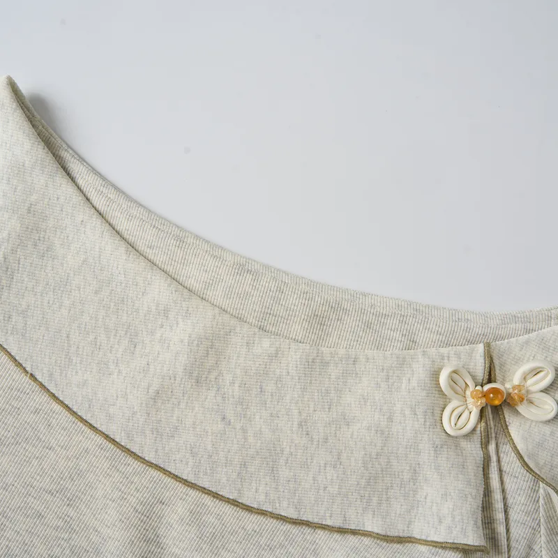 ZIHAN Knitwear Women's Beige Gold-5