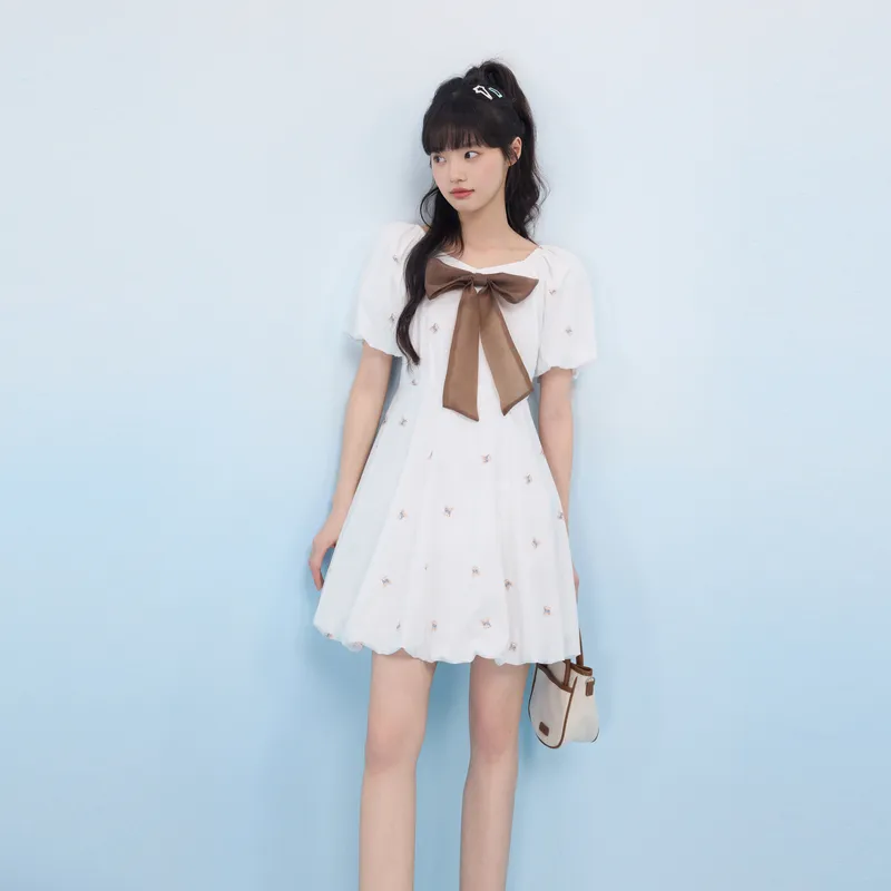 ZIHAN Short Sleeved Dress Women's-9