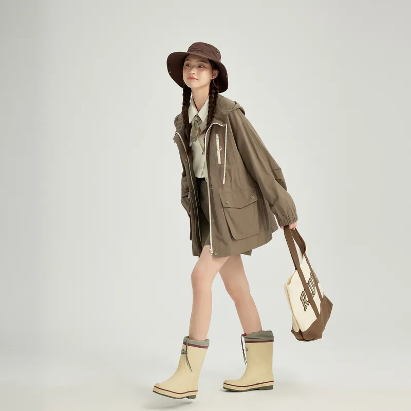 ZIHAN Trench Coats Women's-9