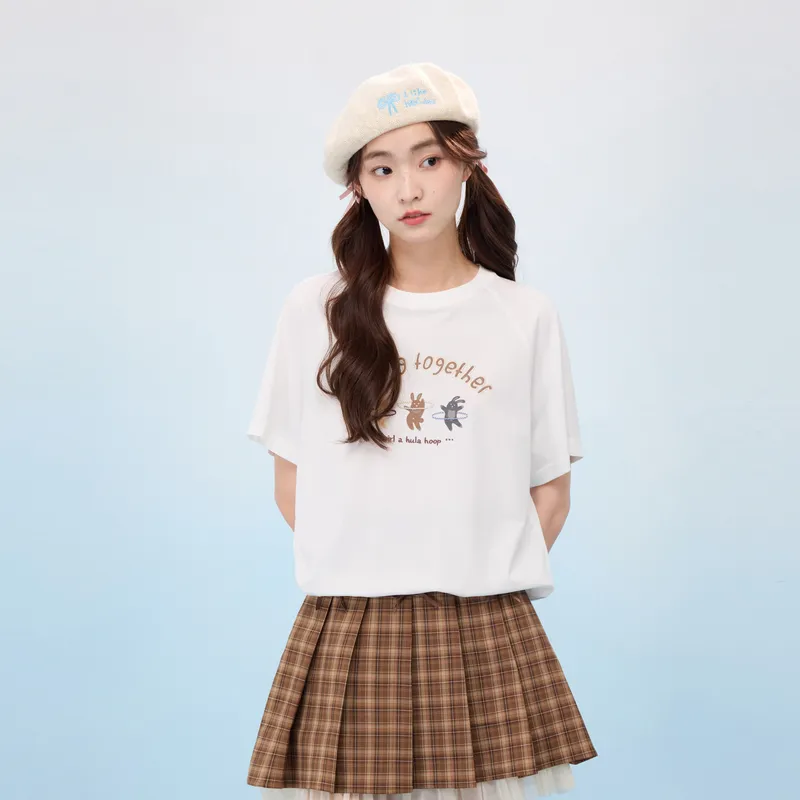 ZIHAN Raglan Sleeve T Shirt Women's-2