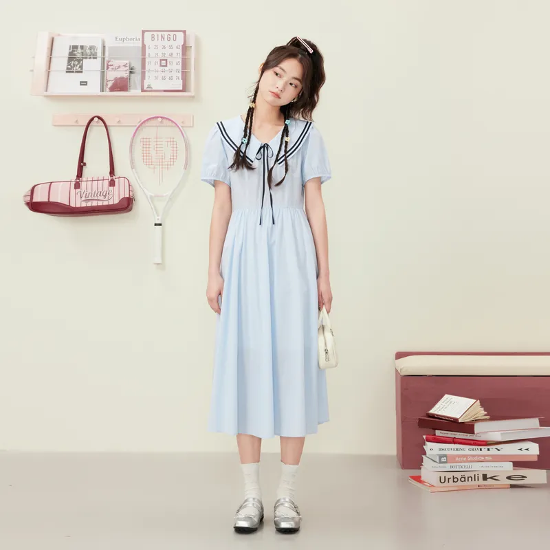 ZIHAN Short Sleeved Dresses Women's-1