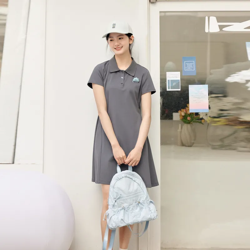 ZIHAN Short Sleeved Dresses Women's-6