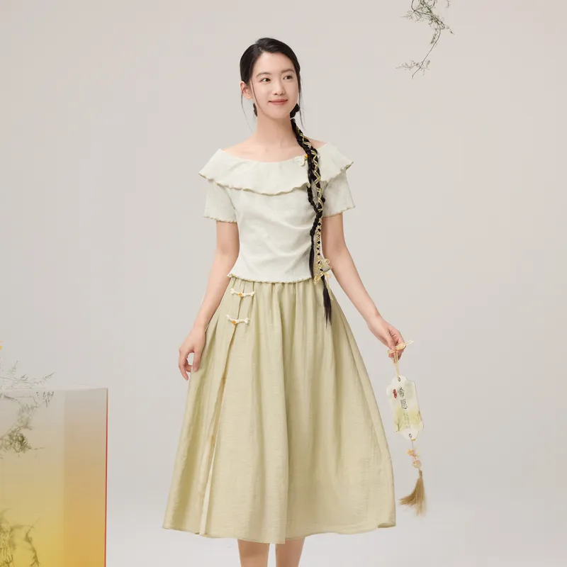 ZIHAN Two Piece Skirt Sets Women's-3
