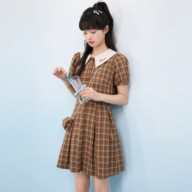 ZIHAN Short Sleeved Dress Women's-9