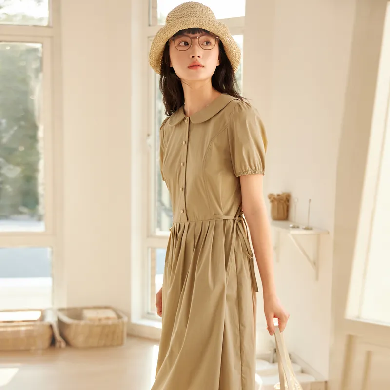 ZIHAN Short Sleeved Dress Women's-6