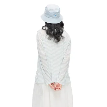 ZIHAN T Shirt Women's Sea Salt Blue