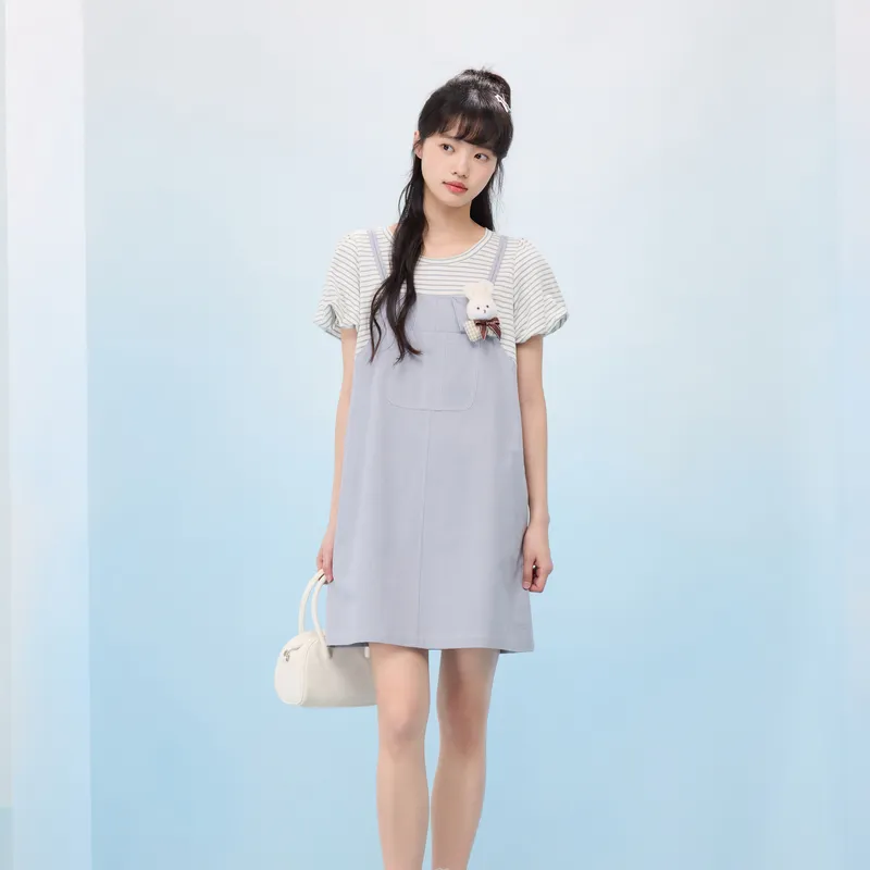 ZIHAN Short Sleeved Dress Women's-7