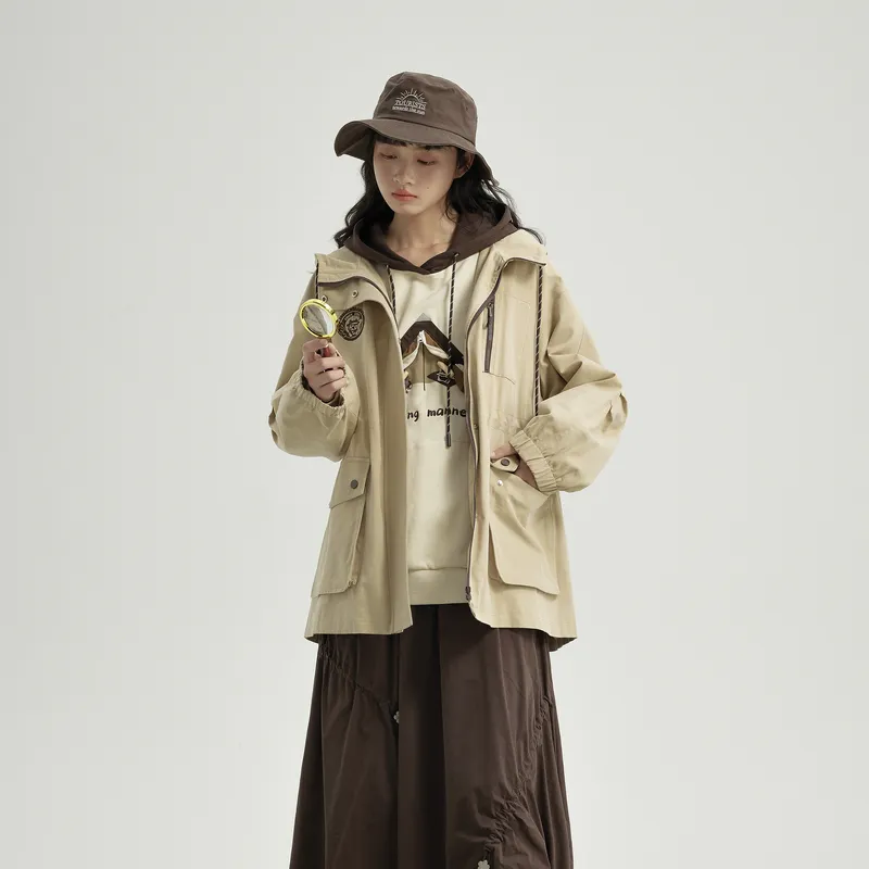 ZIHAN Trench Coats Women's-4