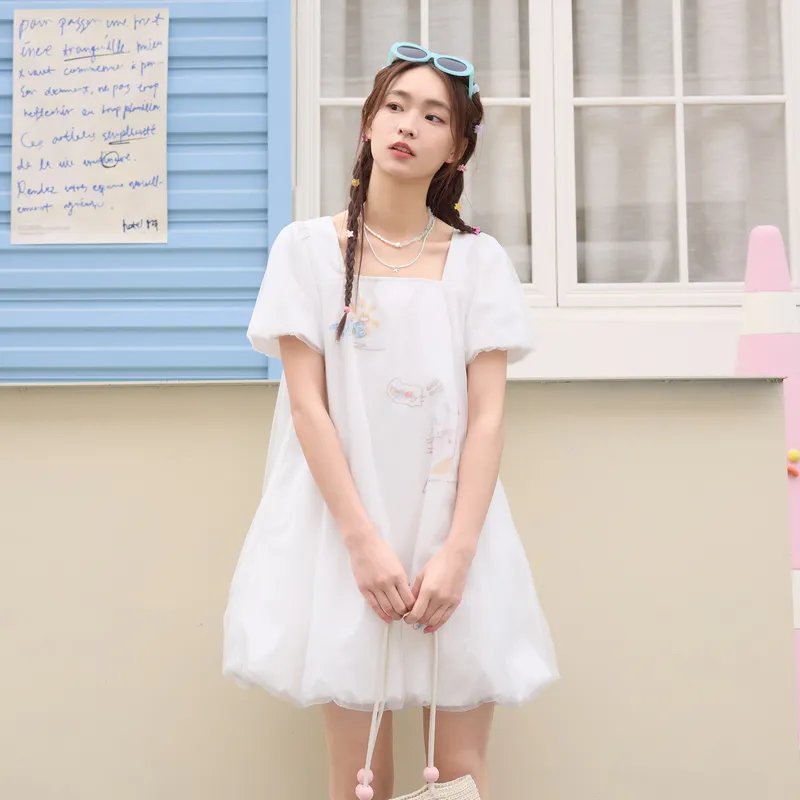 ZIHAN Short Sleeved Dress Women's-2