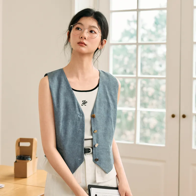 ZIHAN Vests Women's-9
