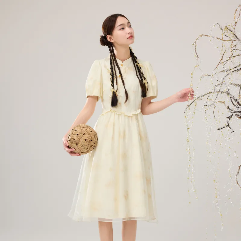 ZIHAN Short Sleeved Dress Women's-4