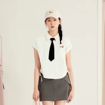 ZIHAN Short Sleeved Shirt Women's