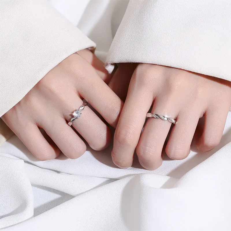 AILISIZHUBAO Couple Rings Rings Unisex-4