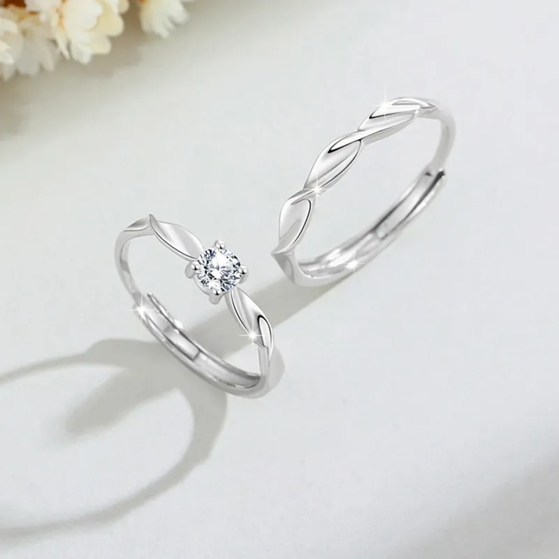 AILISIZHUBAO Couple Rings Rings Unisex-3