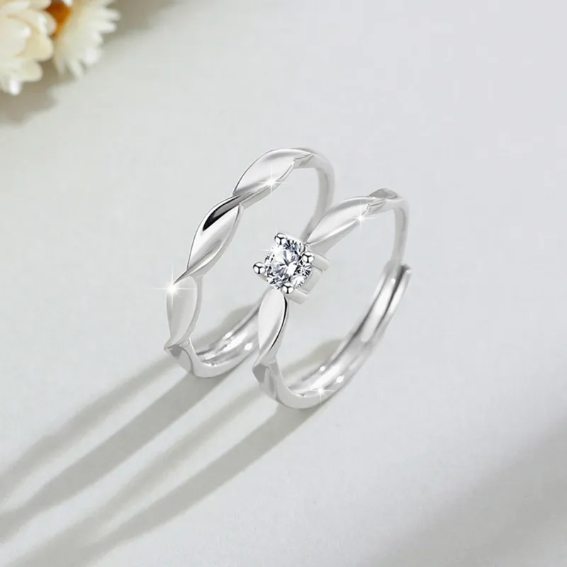 AILISIZHUBAO Couple Rings Rings Unisex-2