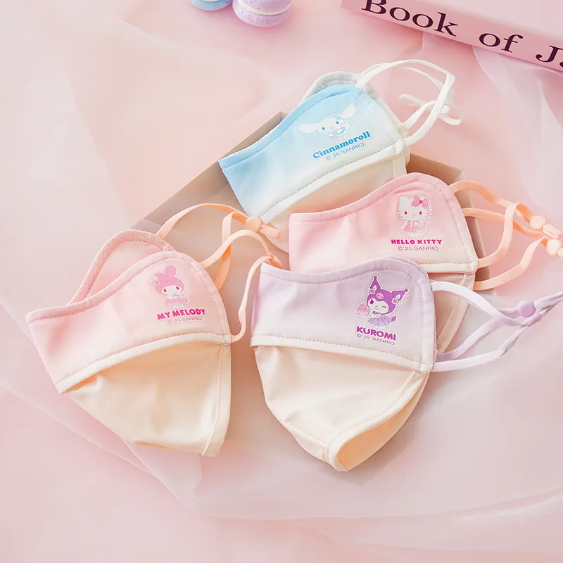Sanrio Kuromi My Melody Polyamide Elastane Sun Protection Masks Kids'-3