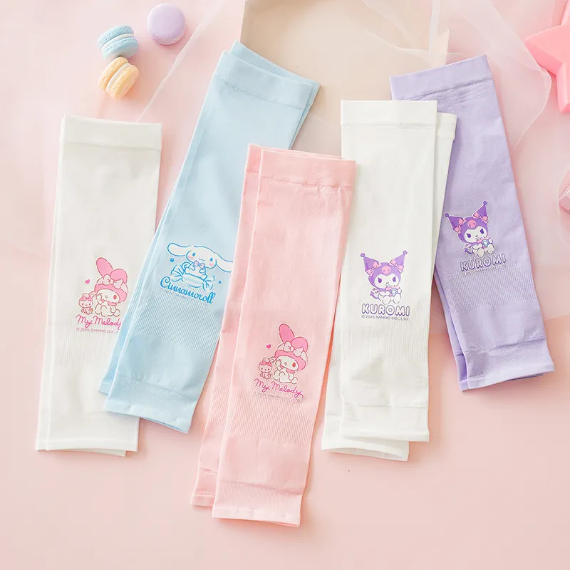 Sanrio Kuromi My Melody Polyamide Elastane Sun Protection Sleeves Kids'-7