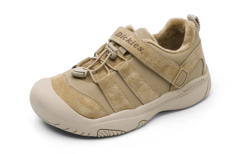Dickies Slip-Resistant Anti-Kick Cushioning Wear-Resistant Warm Support Low-Top Kids Lifestyle Shoes Khaki Kids'-1