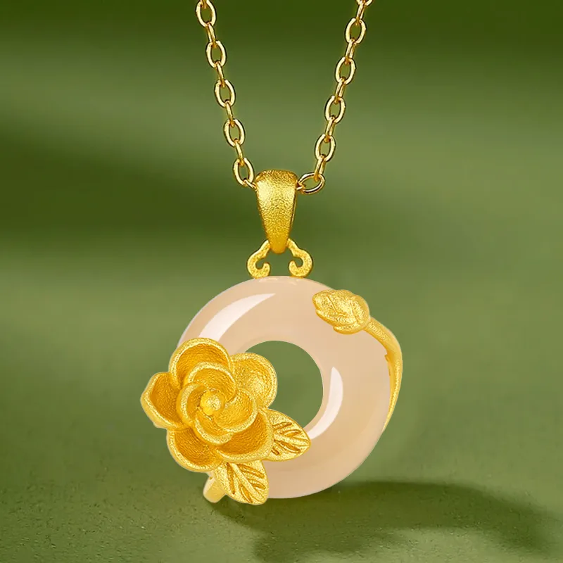 Celebrate The Great Blessing Chalcedony Necklaces Women's-1