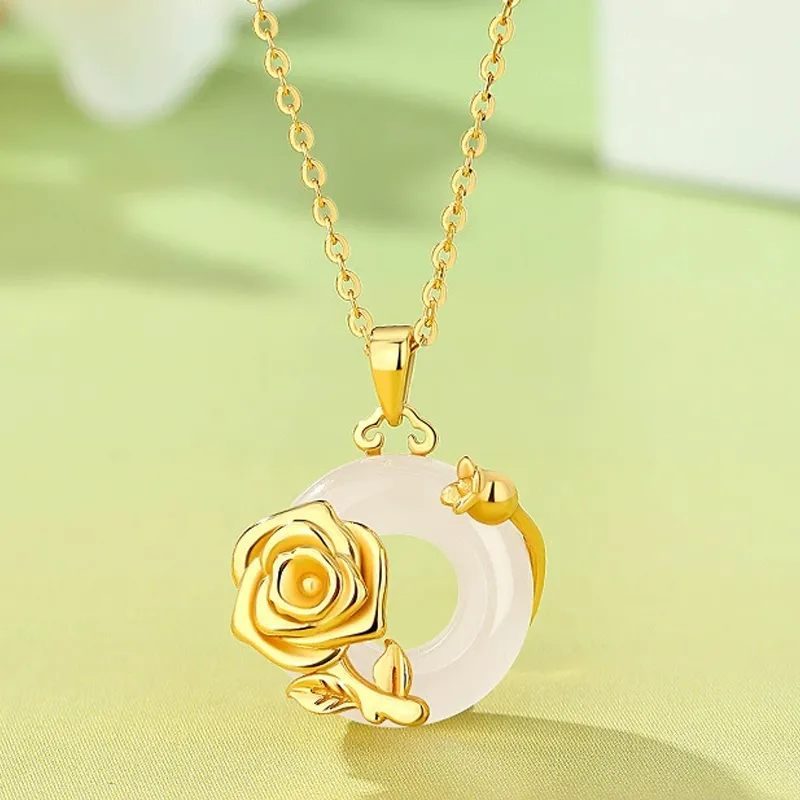 Celebrate The Great Blessing Chalcedony Necklaces Women's-2