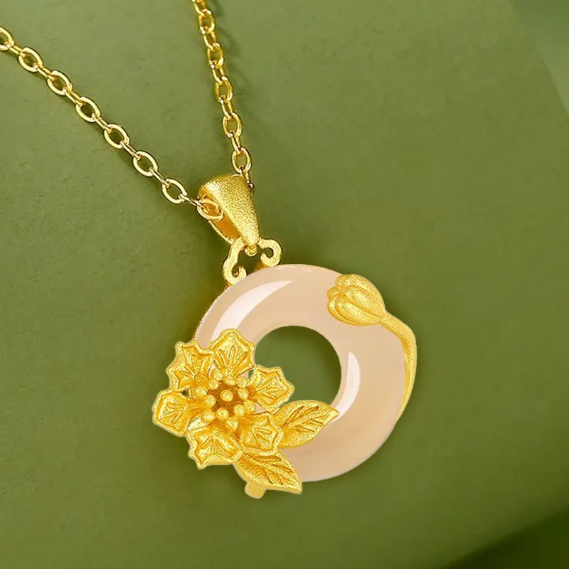 Celebrate The Great Blessing Chalcedony Necklaces Women's-2