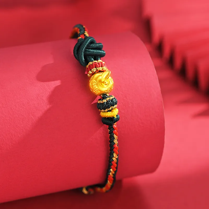 Celebrate the Great Blessing Gold Bracelet Unisex-2