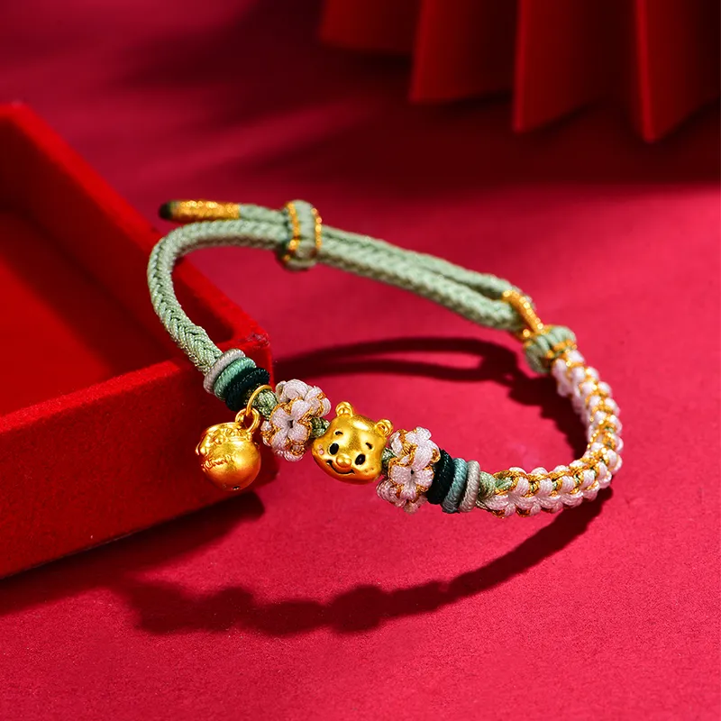 Celebrate the Great Blessing Gold Bracelet Unisex-2